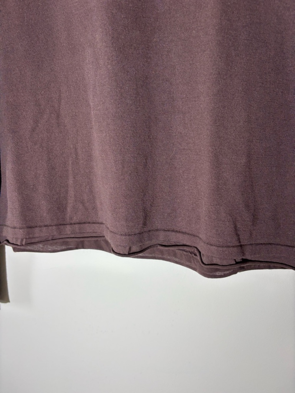 Athleta Mock Neck Long Sleeve Sweater in Brown Size XL - Picture 3 of 7
